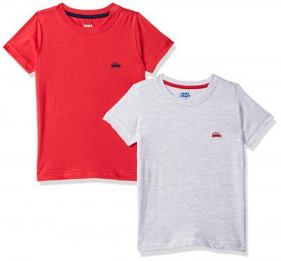 Amazon Brand - Jam & Honey Boys Regular Fit T-Shirt