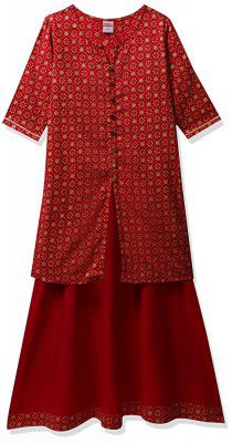 Amazon Brand - Jam & Honey Girls Rayon Salwar Suit