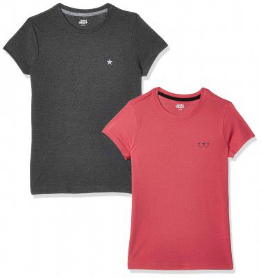 Amazon Brand - Jam & Honey Girls Regular Fit T-Shirt