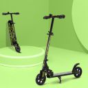 Amazon Brand - Jam & Honey Kick Scooter | Foldable 2-Wheel Design with Rear Brake | BIS Certified | 50 kg Max Load | Neon Green | Ages 6-13 Years...