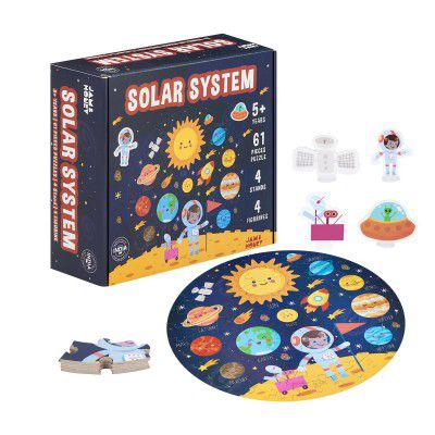 Amazon Brand - Jam & Honey Outer Space Solar Sytem Jigsaw Puzzle