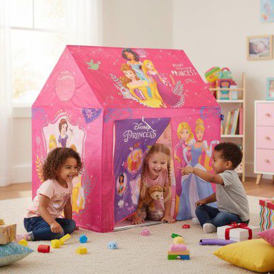 Amazon Brand – Jam & Honey Playhouse Tent for Kids | Age 2+ Years | for Boys & Girls