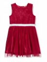 Amazon Brand - Jam & Honey Polyester Girls Dresses & Jumpsuits Knee-Length Dress...