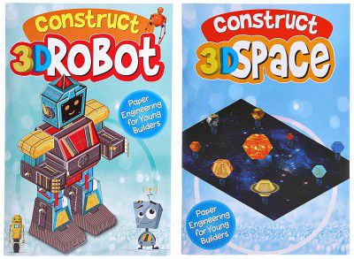 Amazon Brand - Jam & Honey Space & Robot 2-in-1 3D Puzzle