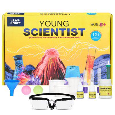 Amazon Brand - Jam & Honey Young Scientist Ultimate Science Kit for Boys and Girls 
