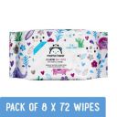 Amazon Brand - Mama Bear Cleansing Baby Wet Wipes - 72 Wipes/Pack (Pack of 8, Super Saver)...
