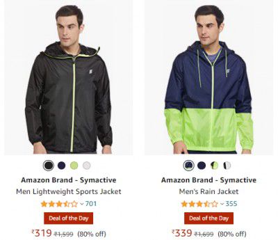 Amazon Brand Men's Jacket @ 80% Discount