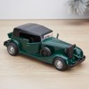 Amazon Brand – Metal Die Cast 1:37 Vintage Car with Top | Green | Collectible & Durable...