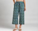 Amazon Brand - Myx Cotton Palazzos,PAG 207_Black Blue_XS...