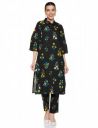 Amazon Brand - Myx Women Printed Kurta and Pant set in Cotton...