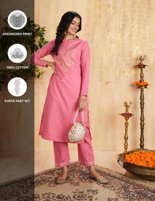 Amazon Brand - Myx Women's Cotton Salwar Suit (MYX-AW23-SKD-03_Onion Pink_XS)
