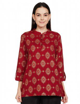 Amazon Brand - Myx Women's Cotton Straight Fit Straight Kurti