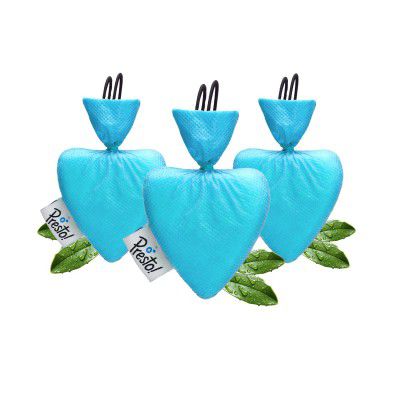 Amazon Brand - Presto! Camphor Heart shape Air Freshener | Original | Pack of 3 