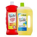 Amazon Brand - Presto! Citrus Floor Cleaner 975 ml + Lemon Bathroom Cleaner 1 L...