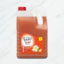 Amazon Brand - Presto! Dishwash Gel Refill Can, (Orange) - 5 Liter| Leaves No Residue and foul smell| Grease Cleaner For All Utensils |Super Saver Pack...