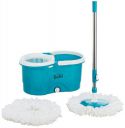 Amazon Brand - Presto! Dribble Spin Mop with 2 Microfibre Refills...