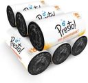 Amazon Brand - Presto! Oxo-Biodegradable Garbage Bags, Small (17 x 19 inches) - 30 bags/roll (Pack of 6, Black)...