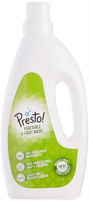 Amazon Brand - Presto! Vegetable & Fruit Wash - 1L