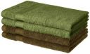 Amazon Brand - Solimo 100% Cotton 4 Piece Hand Towel Set 500 GSM...