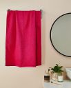 Amazon Brand - Solimo 100% Cotton Bath Towel | Pack of 1 | Extra Large Size | 340 GSM (Pink)...