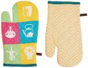 Amazon Brand - Solimo 100% Cotton Padded Oven Gloves...