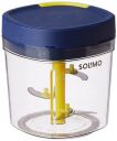 Amazon Brand - Solimo 1000 ml Chopper with Whisker-5 Blade- Blue...