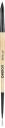 Amazon Brand - Solimo 2-in-1 Makeup Brush, Lip Filler and Lip Liner Brush, with Wooden Handle...