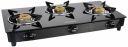 Amazon Brand - Solimo 3 Burner Glass Top Gas Stove with Manual Ignition...