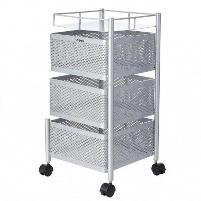 Amazon Brand - Solimo 360° Revolving 3 Layer 31 x 61 cm