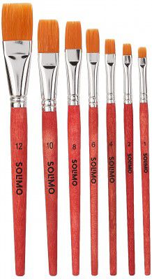Amazon Brand - Solimo 7 Brush Set on a Card