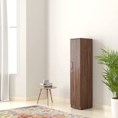 Amazon Brand - Solimo Alate Engineered Wood Single Door Wardrobe