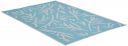Amazon Brand - Solimo All-Over Leaf Outdoor Reversible Plastic Rug | Light Blue & White | 4 x 6 ft...