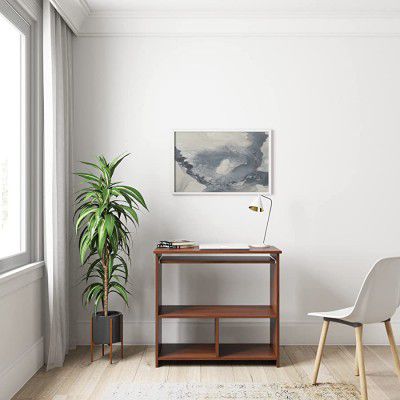 Amazon Brand - Solimo Alohi Engineered Wood Study Table (Asian Walnut Finish)