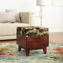 Amazon Brand - Solimo Alyc Modern Square Stool...