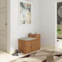 Amazon Brand - Solimo Amatory Engineered Wood Shoe Rack with Door...