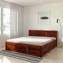 Amazon Brand Solimo Amlug Solid Sheesham Wood King Bed...