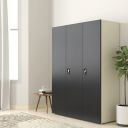 Amazon Brand - Solimo Aretha 3-Door Steel Wardrobe...