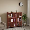 Amazon Brand - Solimo Aster Engineered Wood Bookcase (3 Tier, Walnut Finish) | Bookshelf| Wooden Bookcase | Bookshelf for Study Room...