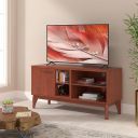 Amazon Brand - Solimo Aster Engineered Wood TV Unit (1 Door & 6 Shelves, Walnut Finish) |TV Cabinet | TV Stand | TV Unit for Living Room...