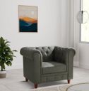Amazon Brand - Solimo Atlas 1 Seater Sofa (Fabric, Grey)...