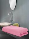 Amazon Brand - Solimo - Bath Towel | Microfiber | 340 GSM | Fade Resistant | Pink...