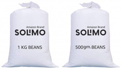 Solimo Beans Refill Pack Fillers for Bean Bag -  [1kg + 500gm ]
