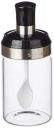 Amazon Brand - Solimo Borosilicate Glass Chutney/Pickle Jar (250 Ml) - Black...