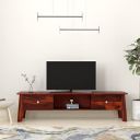 Amazon Brand - Solimo Borrigo Solid Sheesham Wood TV Unit with 2 Drawers, 1 Shelf, Honey Finish...