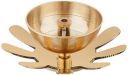 Amazon Brand - Solimo Brass Diya with Single Petals...