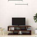 Amazon Brand - Solimo Bygny MDF Engineered Wood TV Unit ( Brown , Walnut)...