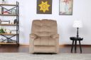 Amazon Brand - Solimo Capri 1 Seater Fabric Recliner (Mocha)...