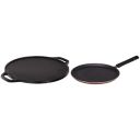Amazon Brand - Solimo Cast Iron Dosa Tawa-30cm...