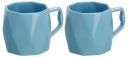 Amazon Brand - Solimo Ceramic Coffee Mugs (380 ml, Set of 2, Sky Blue)...