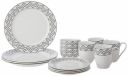 Solimo Ceramic Dinner Set, 16 Pieces...